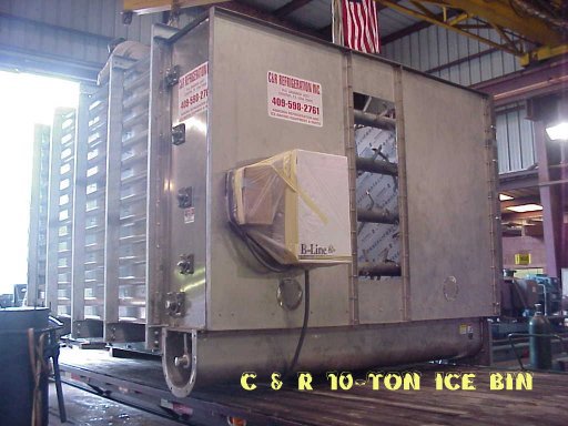 10 Ton Ice Bin